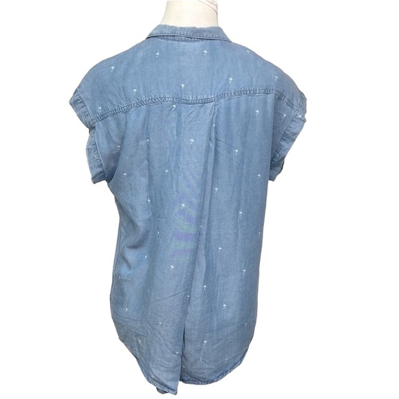 Jachs Girlfriend Palm Trees Tencel Blouse - Picture 3 of 5